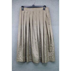 That's Me Vintage Satin Pleated Skirt-Medium-Side Zip-Y2K-Polka Dots